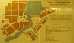 План села Людиново в начале  XIX века