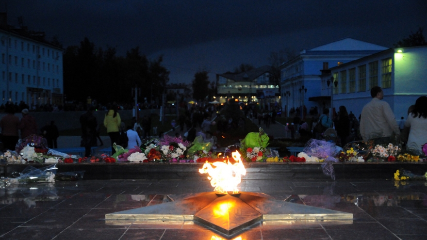 День города Людиново 2012. Вечный огонь