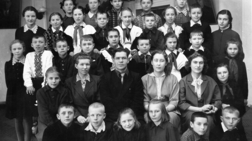 1957 г. Первый класс музыкальной школы