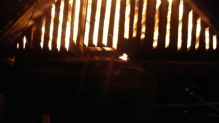 Сгорела баня на Краснофлотской