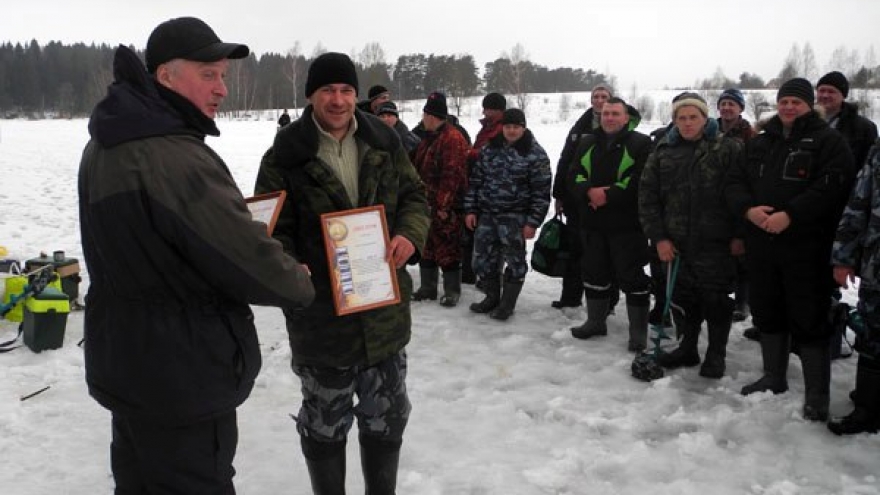 Охранники СИЗО заняли 3 место на соревновании рыбаков