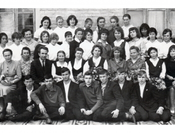 1966 г. Средняя школа №3, 10а класс. Выпускники