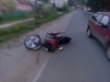 Мотоцикл слетел с дороги